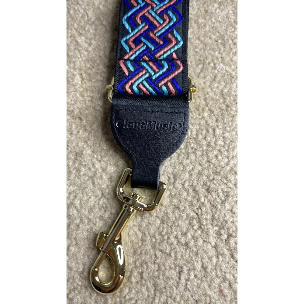 CloudMusic Wide Boho Bag Strap Adjustable Crossbody‎ Guitar Purse Replacement